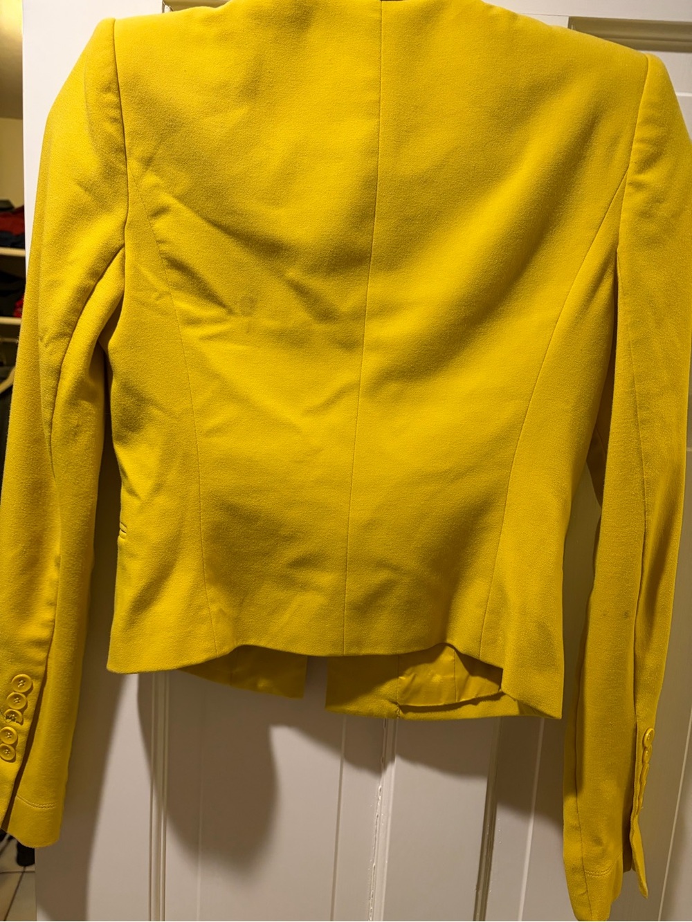 BCBGMAXAZRIA Yellow Mustard Blazer - Picture 4 of 5